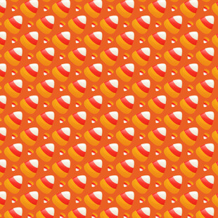 橙色心形图案背景纹理