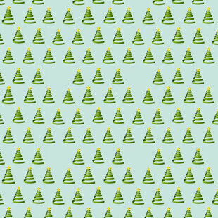 绿色圣诞树图案背景