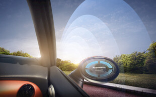 车内视角的窗外风景