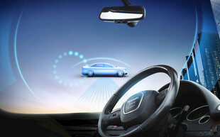 智能汽车驾驶舱内景展示