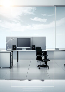 现代简约风格办公空间场景