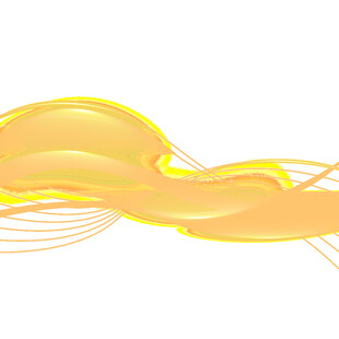 金色动感波浪线条背景图