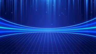 蓝色科技感线条背景画面