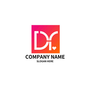 简约DX标志设计