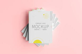 A4画册智能样机竖版画册样机