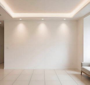 简约明亮的室内空间场景