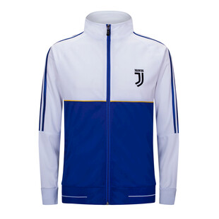尤文图斯蓝白拼接运动夹克
