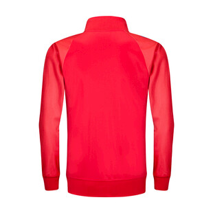 红色长袖运动外套