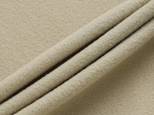 米色柔软布料纹理特写