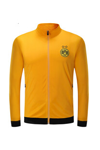 黄色拉链运动夹克