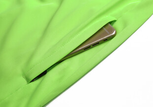 绿色布料细节展示