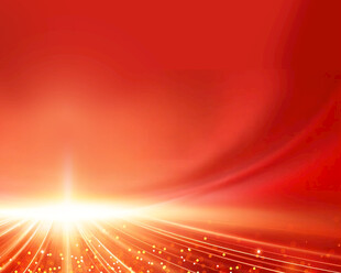 红色炫光科技背景图