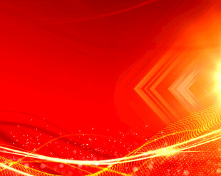 红色炫光背景动感线条