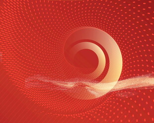 红色漩涡背景图案