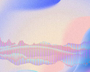 梦幻渐变流体抽象背景图