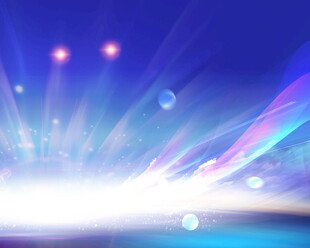 梦幻炫彩蓝光背景特效