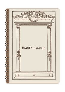 线圈本 复古边框