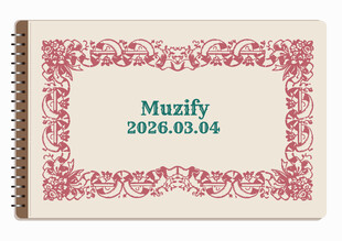 线圈本 复古边框