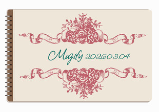 线圈本 复古边框