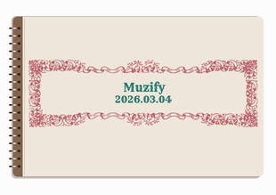 线圈本 复古边框