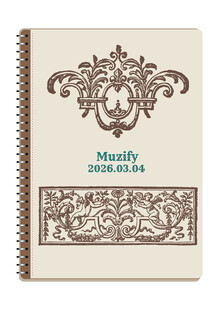 线圈本 复古边框