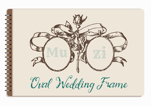 线圈本 复古边框