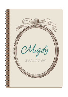 线圈本 复古边框