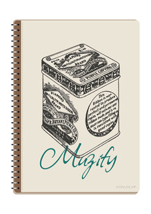 线圈本 复古铁盒