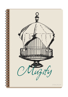 线圈本 复古鸟笼