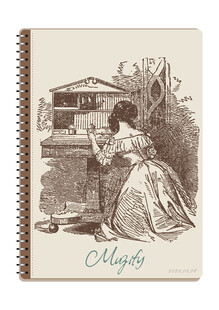 线圈本 户外女子