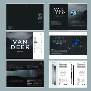 画册 高端黑色 品牌宣传物料