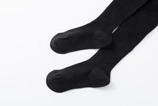 黑色连裤袜特写