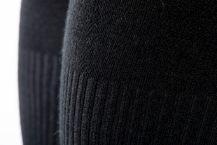 黑色紧身连裤袜特写