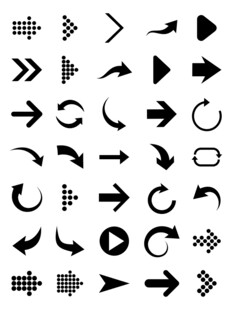 多样箭头图标集合
