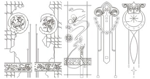 中式古典装饰图案设计稿