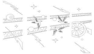 移门图案 线条背景 装饰线条