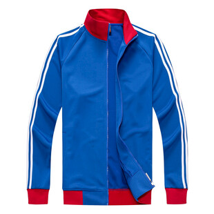 蓝色运动夹克外套
