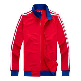 红色运动夹克外套