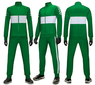 绿色运动套装展示