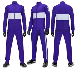 蓝色运动套装展示