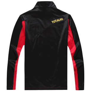 黑色红边运动外套展示