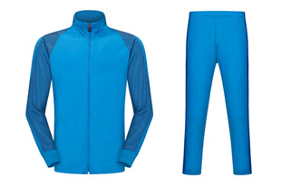 蓝色户外运动服套装