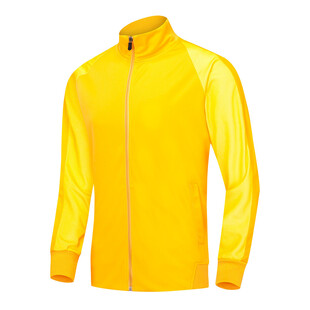 黄色户外防风运动夹克