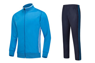 蓝色运动套装展示