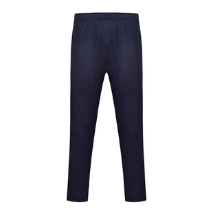 深蓝色修身长裤