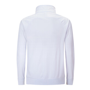 白色立领长袖运动外套