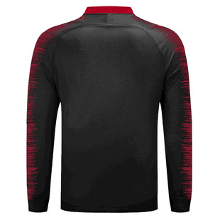 黑色红边运动长袖上衣