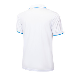 白色短袖上衣背面展示