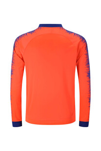 橙色长袖运动上衣