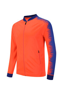 橙色长袖运动外套